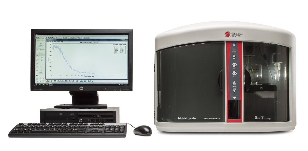 Multisizer 4e Coulter Counter with Screen Outlined MedRes 3