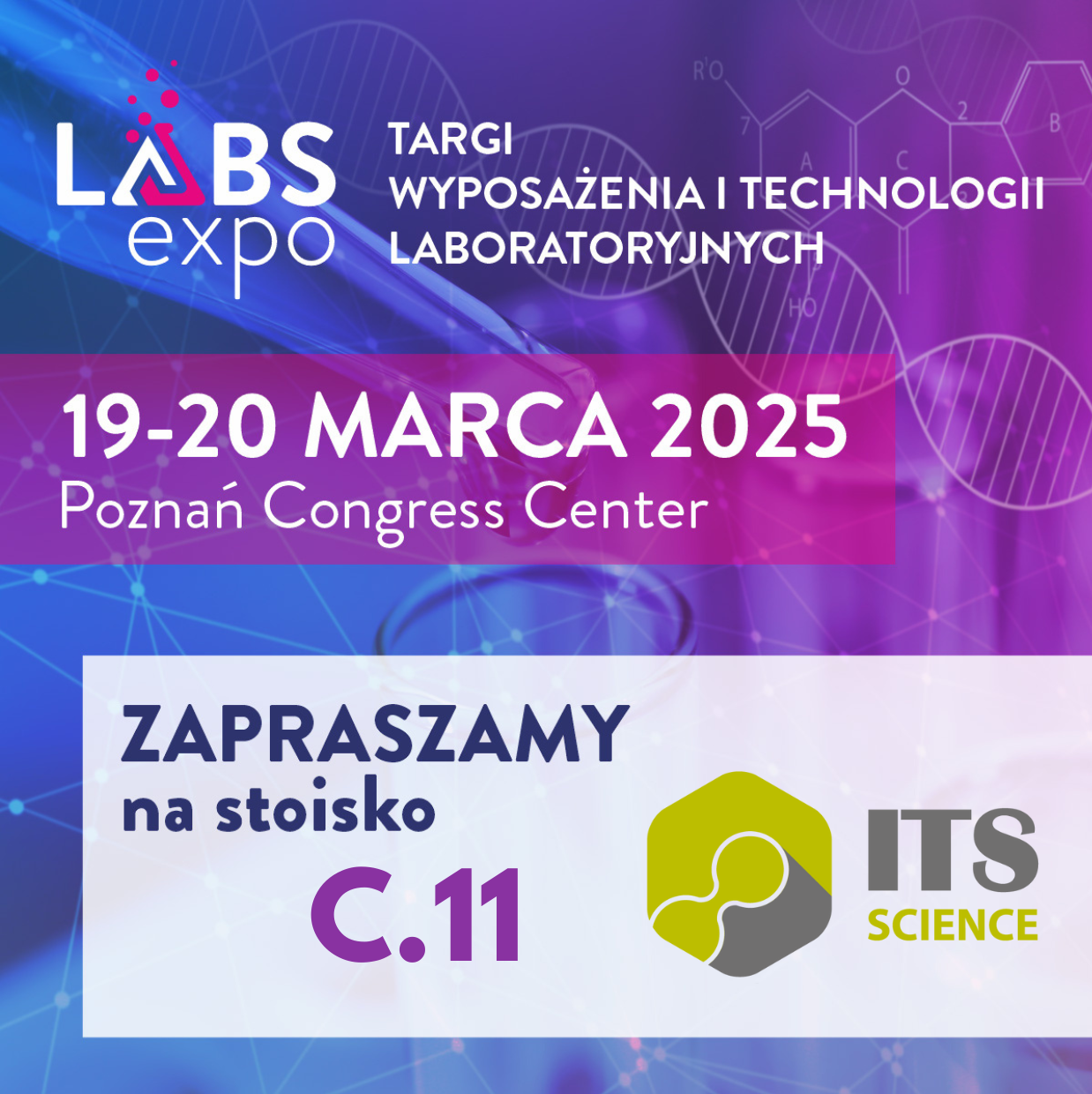 Zaproszenie na targi Labs Expo 2025